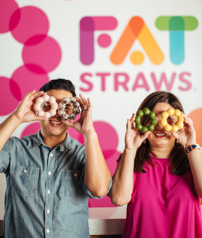 Fat Straws founders Terry and Jennifer Pham