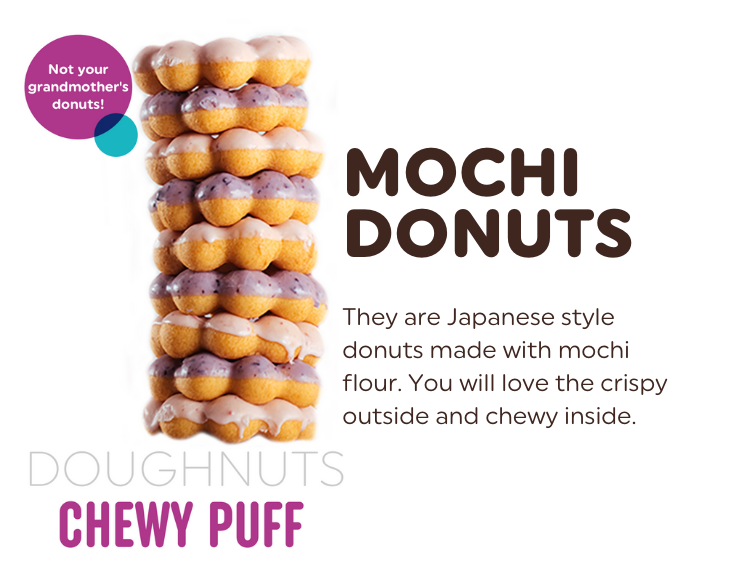 Mochi Donuts from Fat Straws