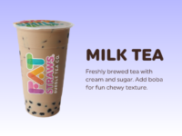 See our Delicious Boba and Mochi Donuts : Fat Straws menu